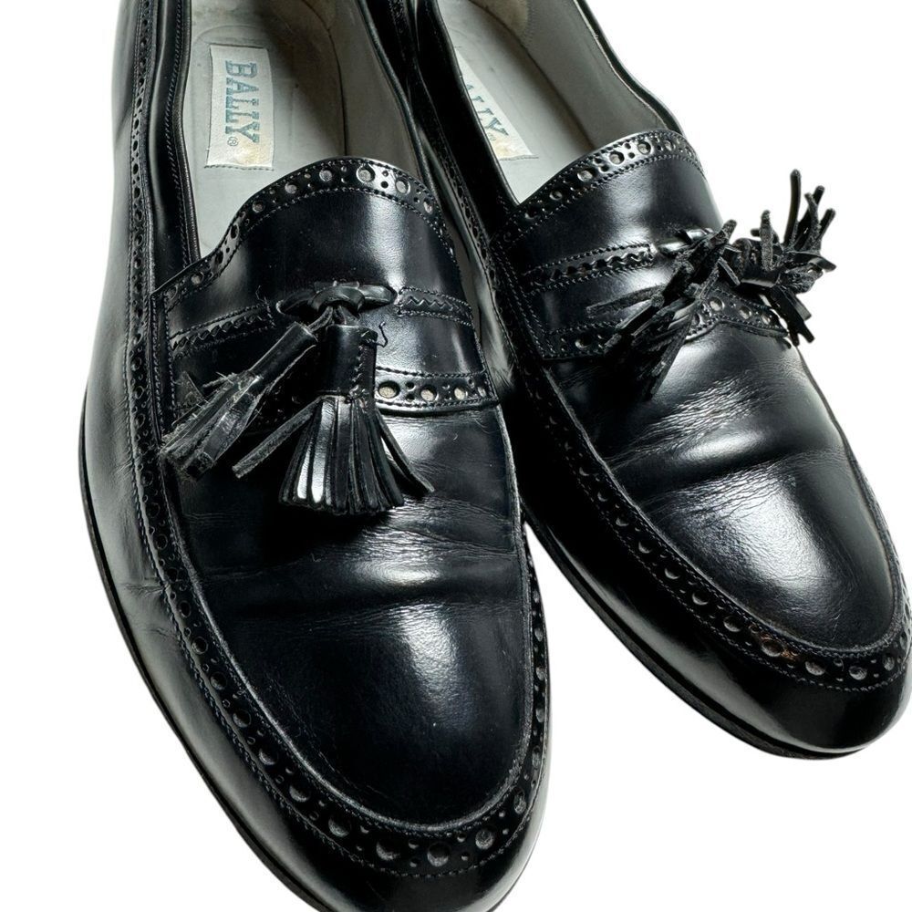 BALLY Vintage BarclayParawet Black Men’s 11.5